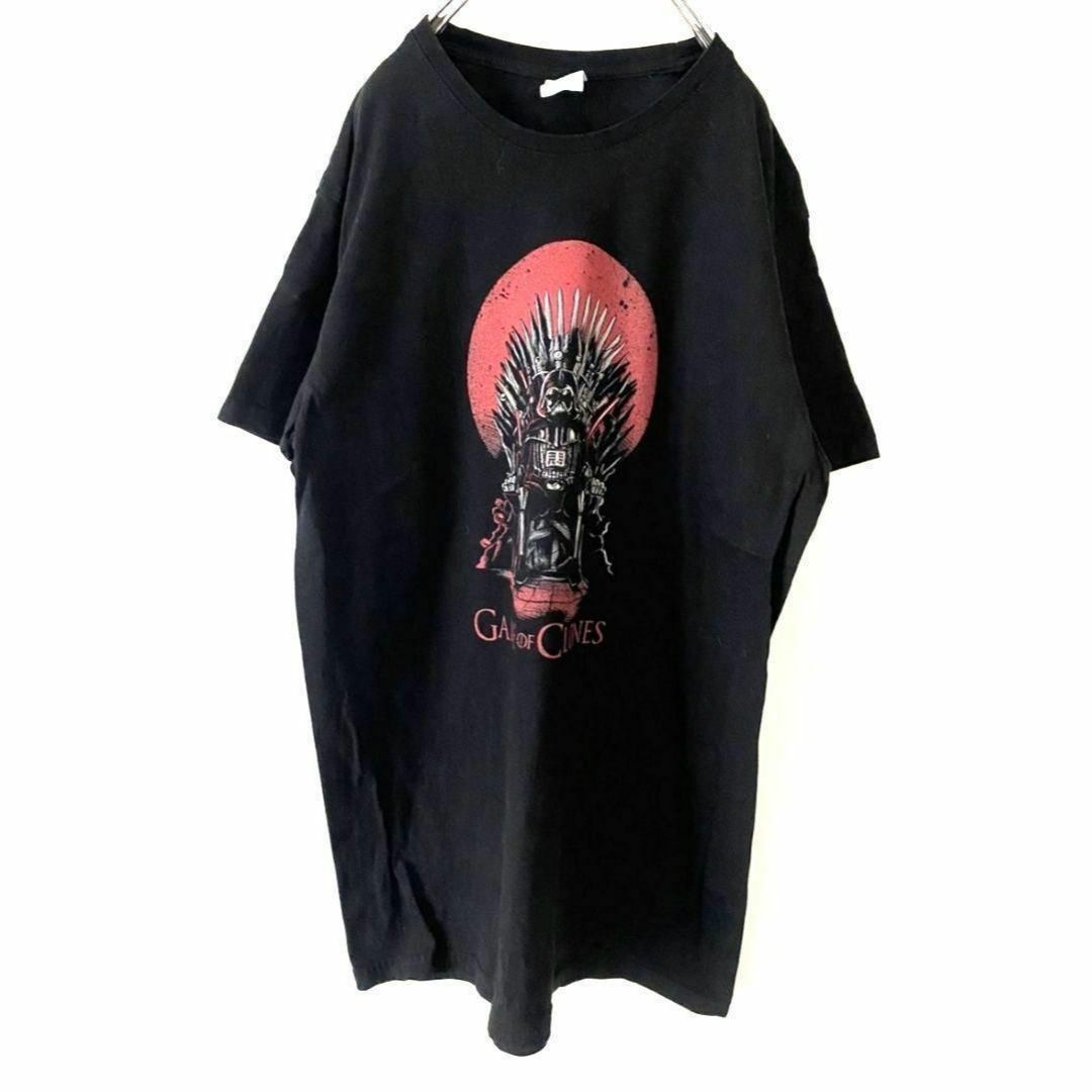 B&C コレクション ロボット メカ Tシャツ L ブラック 黒 古着 メンズのトップス(Tシャツ/カットソー(半袖/袖なし))の商品写真