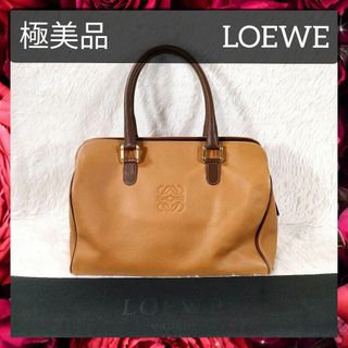 ロエベ(LOEWE)の極美品 ロエベ トートバッグ ショルダーバッグ アナグラム レザー レディース(トートバッグ)