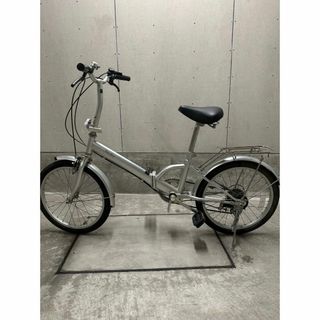 中古美品TOP ONE 20インチ折りたたみ自転車外装6段変速動作良好(自転車本体)