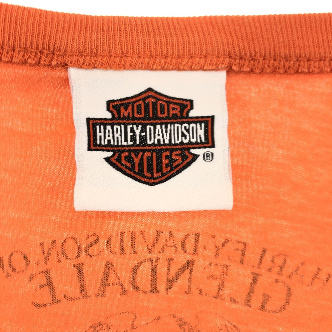 Harley Davidson(ハーレーダビッドソン)の古着 ハーレーダビッドソン Harley-Davidson ロングTシャツ ロンT メンズM /eaa430284 メンズのトップス(Tシャツ/カットソー(半袖/袖なし))の商品写真