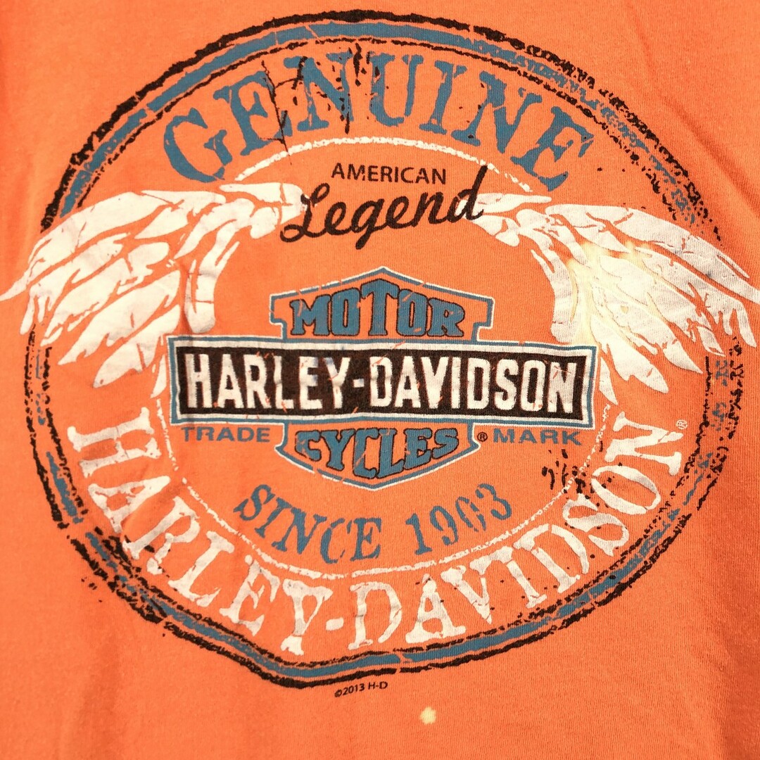 Harley Davidson(ハーレーダビッドソン)の古着 ハーレーダビッドソン Harley-Davidson ロングTシャツ ロンT メンズM /eaa430284 メンズのトップス(Tシャツ/カットソー(半袖/袖なし))の商品写真