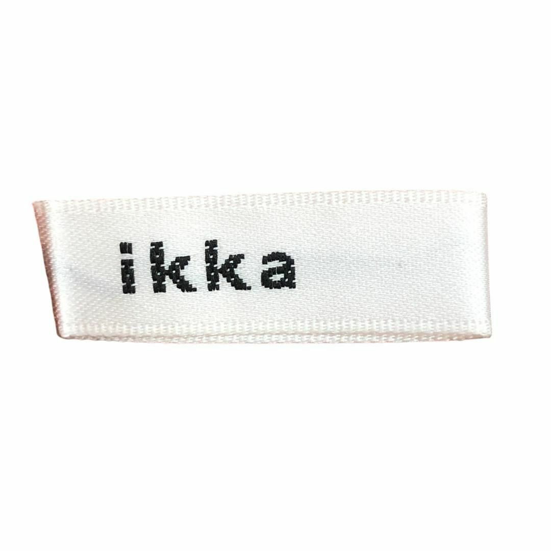 ikka(イッカ)の美品 ikka イッカ レディース スカート ひざ丈 フレア レッド 総柄 L レディースのスカート(ひざ丈スカート)の商品写真