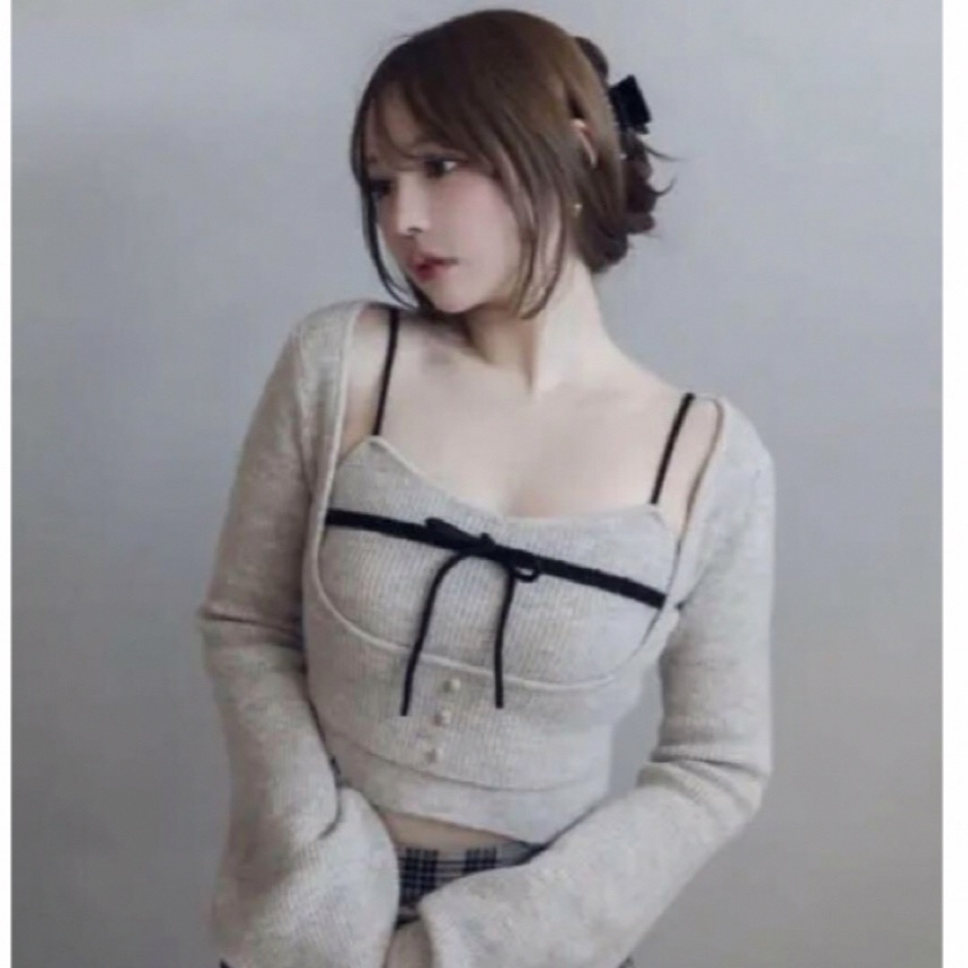 正規品 andmary アンドマリー ナタリーリボンセット トップスの 正規品 andmary アンドマリー ナタリーリボンセット トップスの