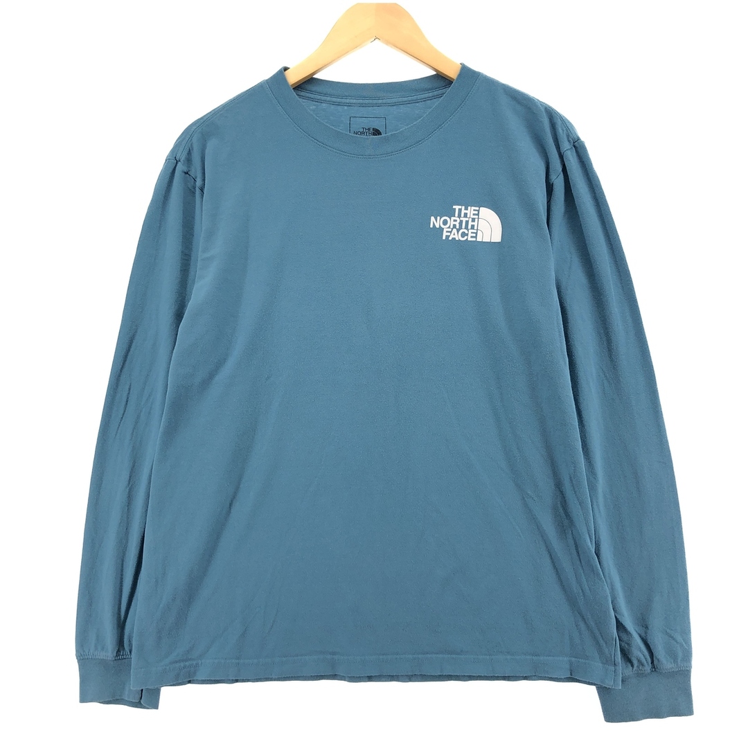 THE NORTH FACE(ザノースフェイス)の古着 ザノースフェイス THE NORTH FACE バックプリント ロングTシャツ ロンT メンズM /eaa399894 メンズのトップス(Tシャツ/カットソー(半袖/袖なし))の商品写真