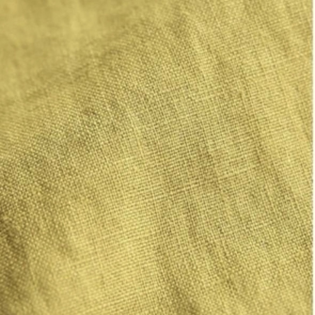 レディース 綿麻 パンツ 体型カバー 涼しい 9分丈 ゴム ポケット付き 無地 レディースのパンツ(カジュアルパンツ)の商品写真