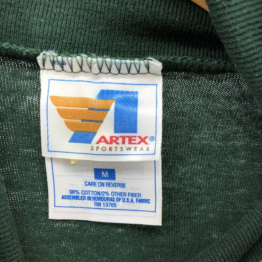 古着 90年代 ARTEX NFL GREEN BAY PACKERS グリーンベイパッカーズ タートルネック ロングTシャツ ロンT メンズM ヴィンテージ /eaa410238 メンズのトップス(Tシャツ/カットソー(半袖/袖なし))の商品写真