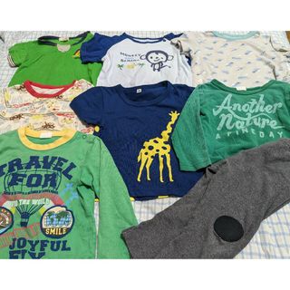 ユニクロ(UNIQLO)の95　90 男の子おまとめうり8点　春夏秋(Tシャツ/カットソー)