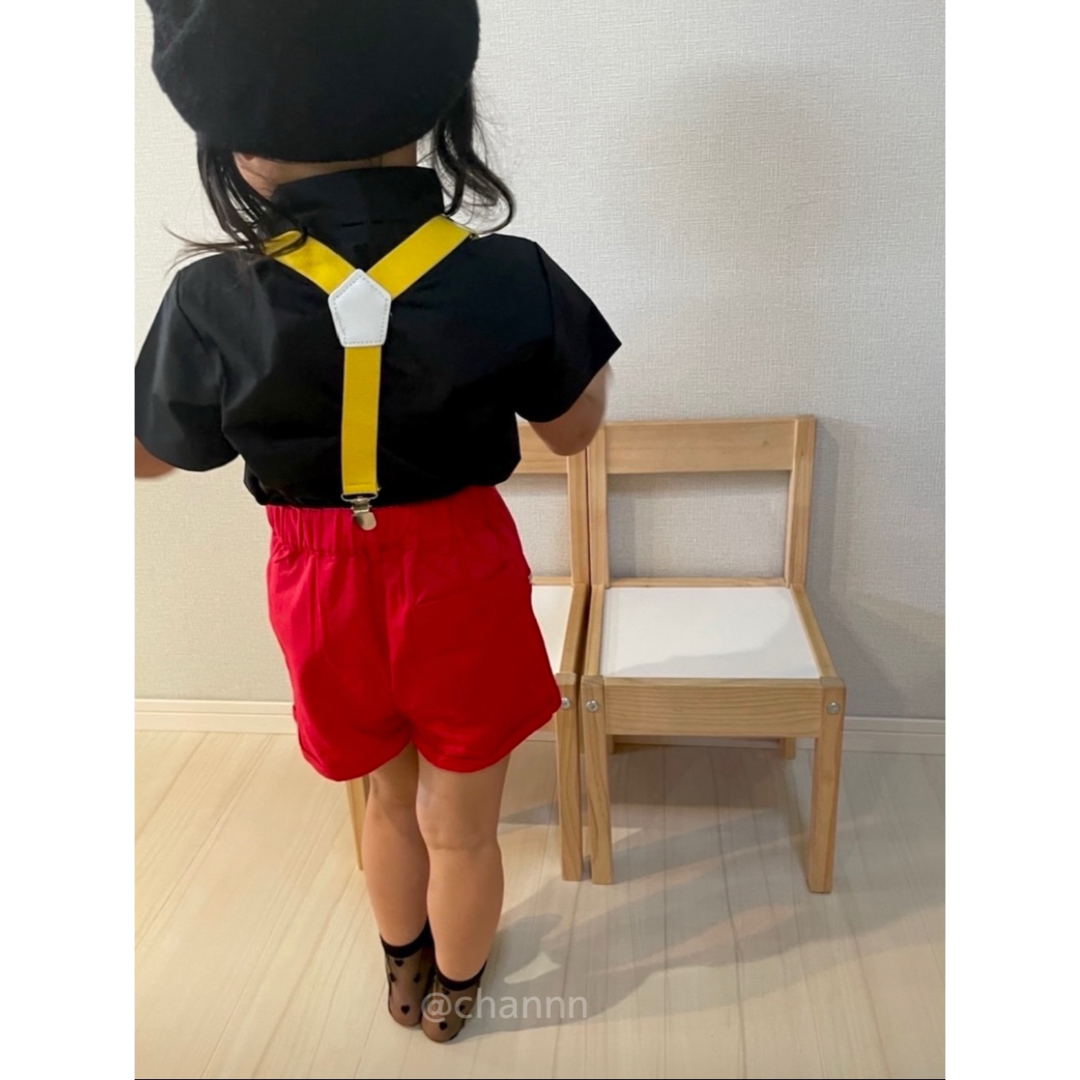 子ども服 ミッキー カラーセット 100cm 4点セット コスプレ 男女兼用 キッズ/ベビー/マタニティのキッズ服女の子用(90cm~)(その他)の商品写真