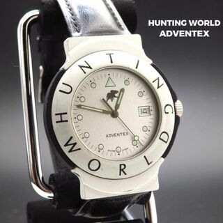 HUNTING WORLD ADVENTEX 腕時計 デイト アルミニウム 