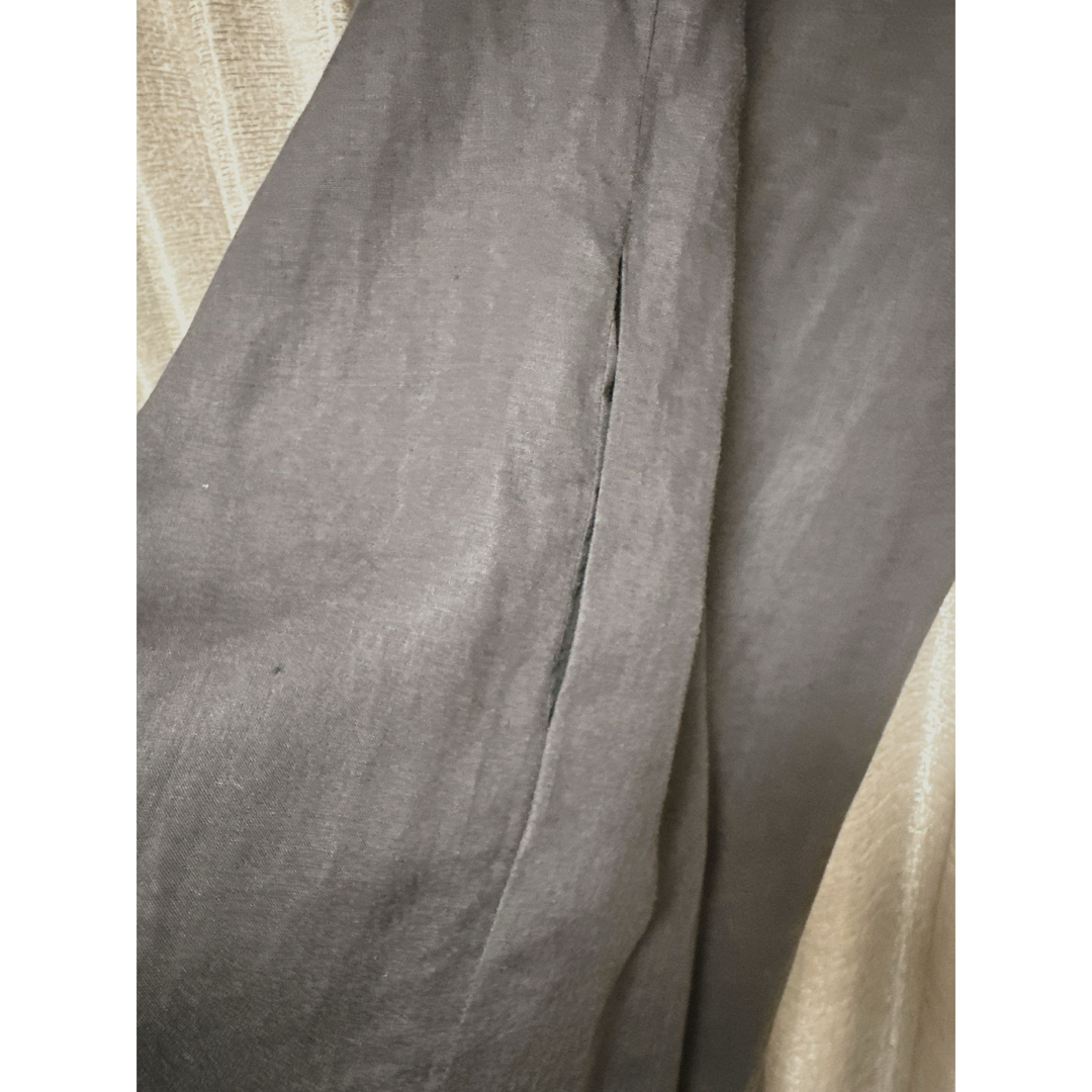 MYLAN マイラン サロペット リネン オールインワン ブラック イエロー レディースのパンツ(サロペット/オーバーオール)の商品写真