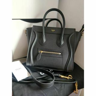 セリーヌ(celine)の実物撮影【セリーヌ】ラゲージ ナノスムースカーフスキンブラック-13(その他)