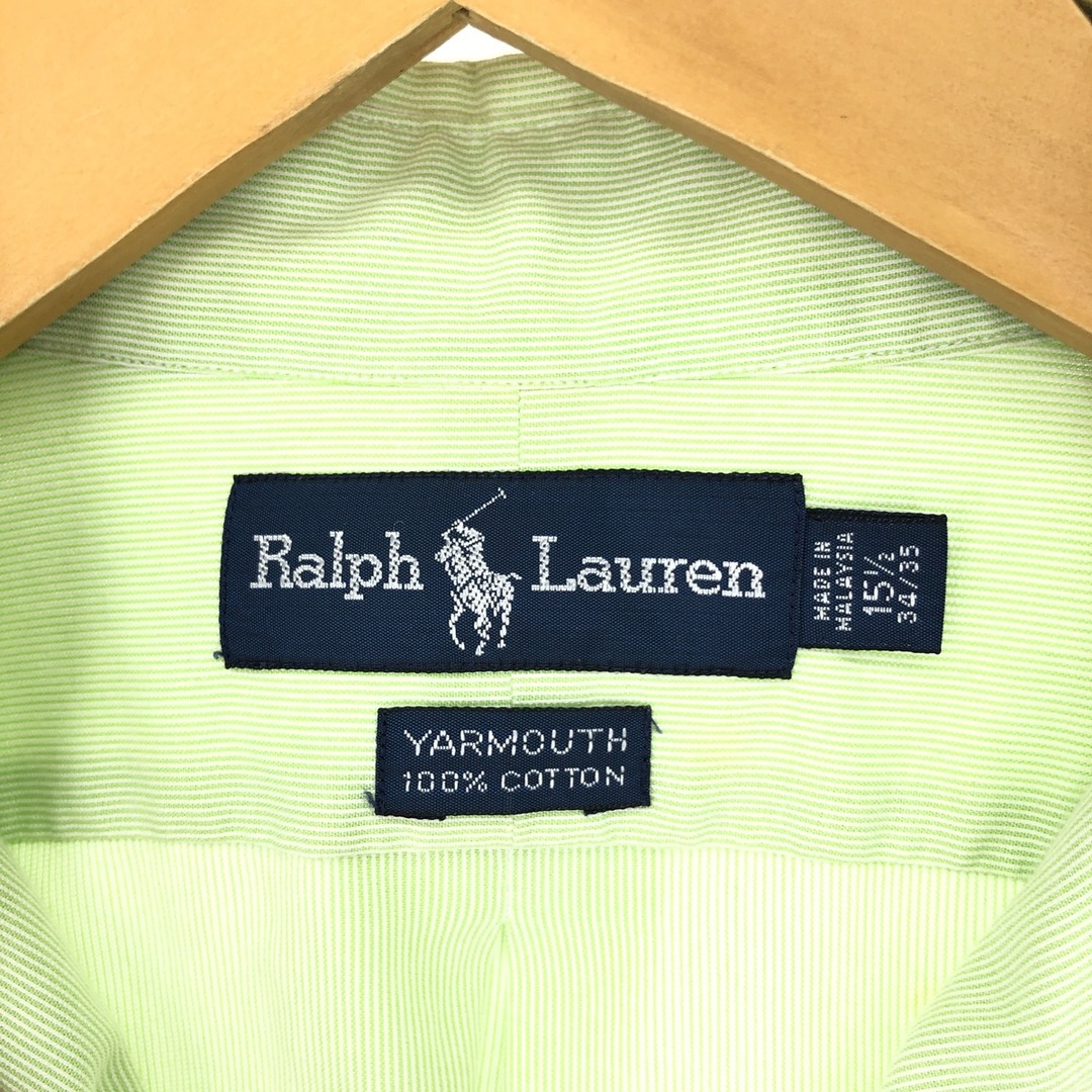 Ralph Lauren(ラルフローレン)の古着 ラルフローレン Ralph Lauren YARMOUTH 長袖 ボタンダウンシャツ メンズL /eaa448865 メンズのトップス(シャツ)の商品写真