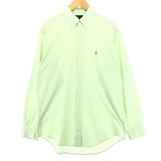 ラルフローレン(Ralph Lauren)の古着 ラルフローレン Ralph Lauren YARMOUTH 長袖 ボタンダウンシャツ メンズL /eaa448865(シャツ)