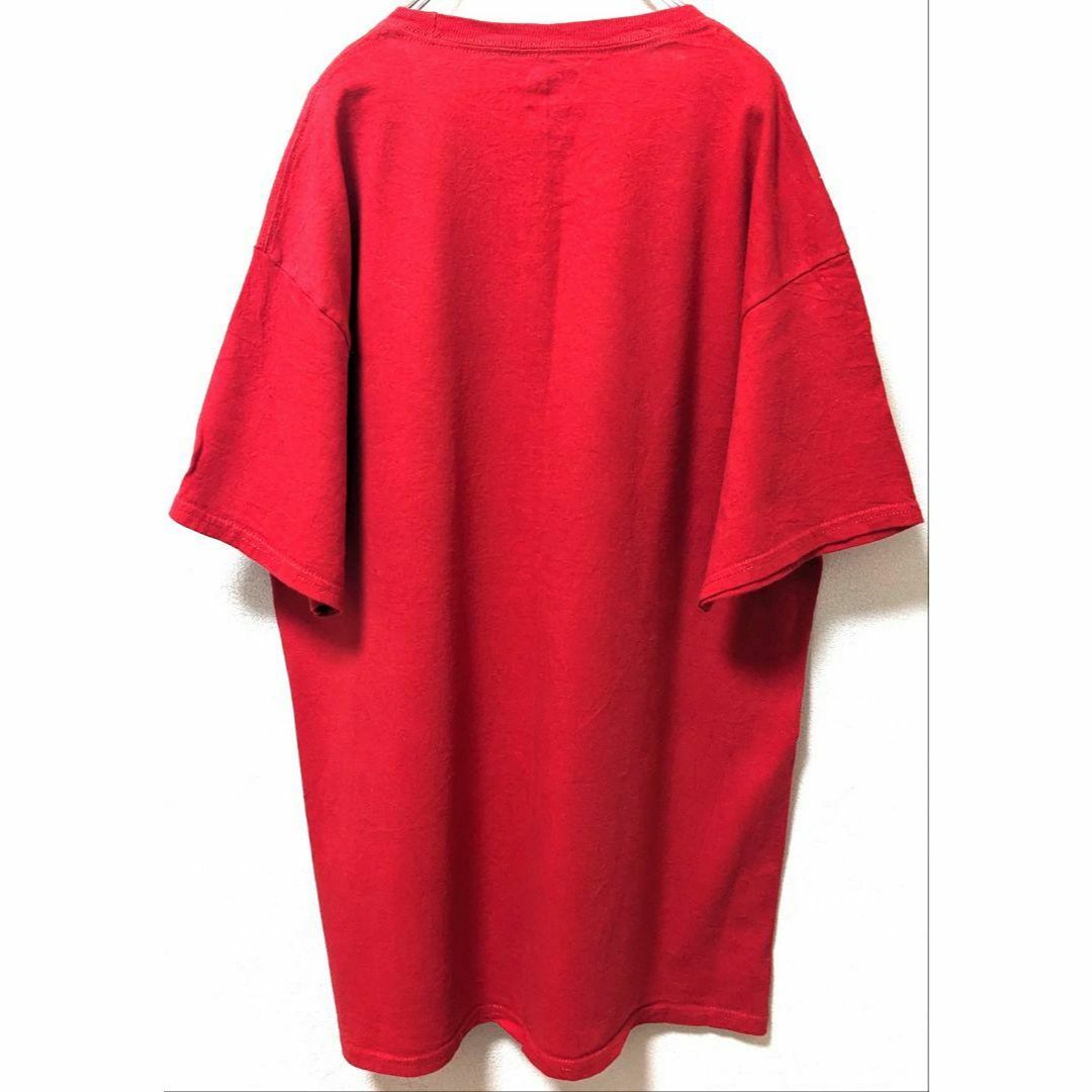 Champion(チャンピオン)のチャンピオン テキサステックレッドレイダース ロゴ Tシャツ レッド赤L古着 メンズのトップス(Tシャツ/カットソー(半袖/袖なし))の商品写真
