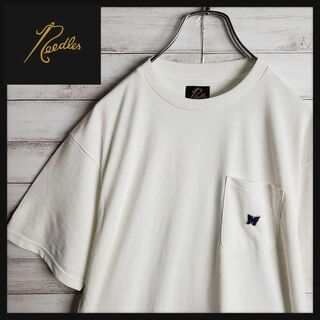 【入手困難】 ニードルス パピヨン 刺繍ロゴ ワッペン Tシャツ ポケット