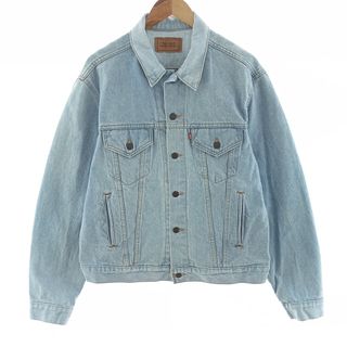 リーバイス(Levi's)の古着 80~90年代 リーバイス Levi's デニムジャケット Gジャン USA製 メンズXL ヴィンテージ /eaa400508(Gジャン/デニムジャケット)