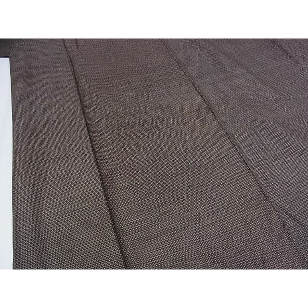 平和屋-こころ店■男性　紬　アンサンブル　80亀甲　正絹　逸品　AAAD6058Bjd メンズの水着/浴衣(着物)の商品写真