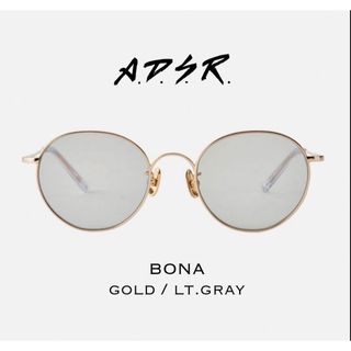 エーディーエスアール(A.D.S.R.)の【極美品】 A.D.S.R BONA 06 GOLD 付属品オールセット(サングラス/メガネ)