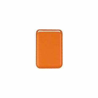 ✨新品未使用✨　iPhone 　 MagSafe対応　カードケース　オレンジ(その他)