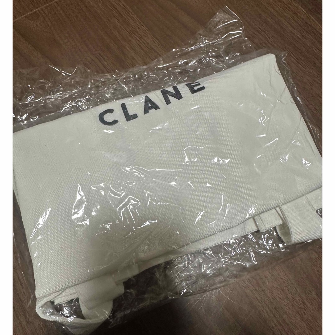 CLANE(クラネ)の未使用　CLANE ノベルティ　エコバッグ　白 レディースのバッグ(エコバッグ)の商品写真