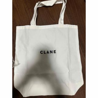 クラネ(CLANE)の未使用　CLANE ノベルティ　エコバッグ　白(エコバッグ)