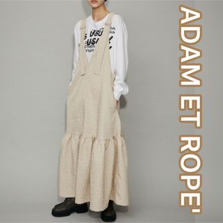 アダムエロペ(AER ADAM ET ROPE)のADAM ET ROPE' アダムエロペ オーバーオール ジャンパースカート(ロングワンピース/マキシワンピース)