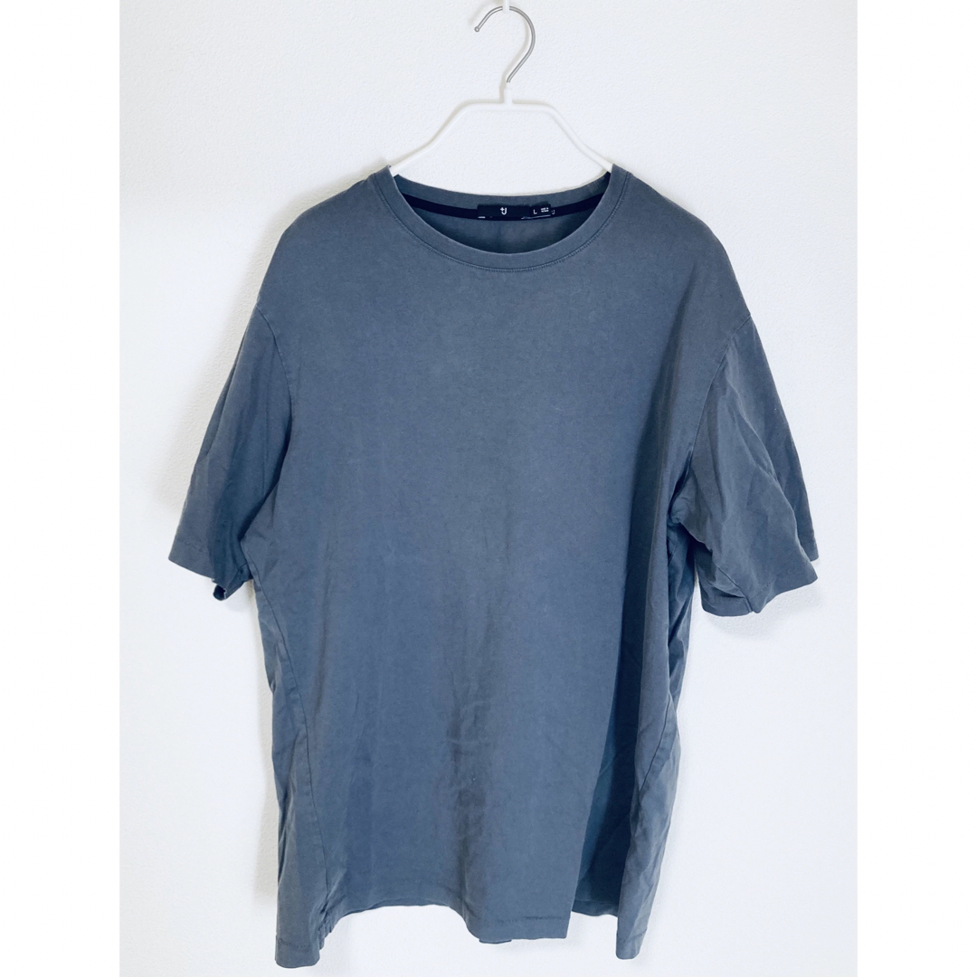 【希少】ユニクロ　+j　Tシャツ　2枚セット　グレー　チャコールグレー メンズのトップス(Tシャツ/カットソー(半袖/袖なし))の商品写真