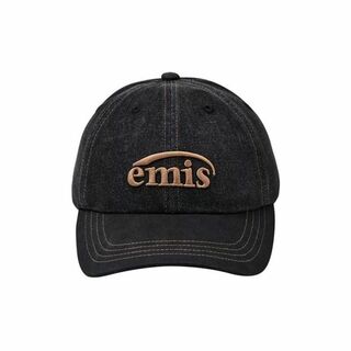 emis キャップ ブラック EMIS エミス 帽子 韓国 ベースボールキャップ(キャップ)