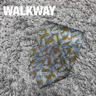 メンズ　ネクタイ　WALKWAY  絹　総柄