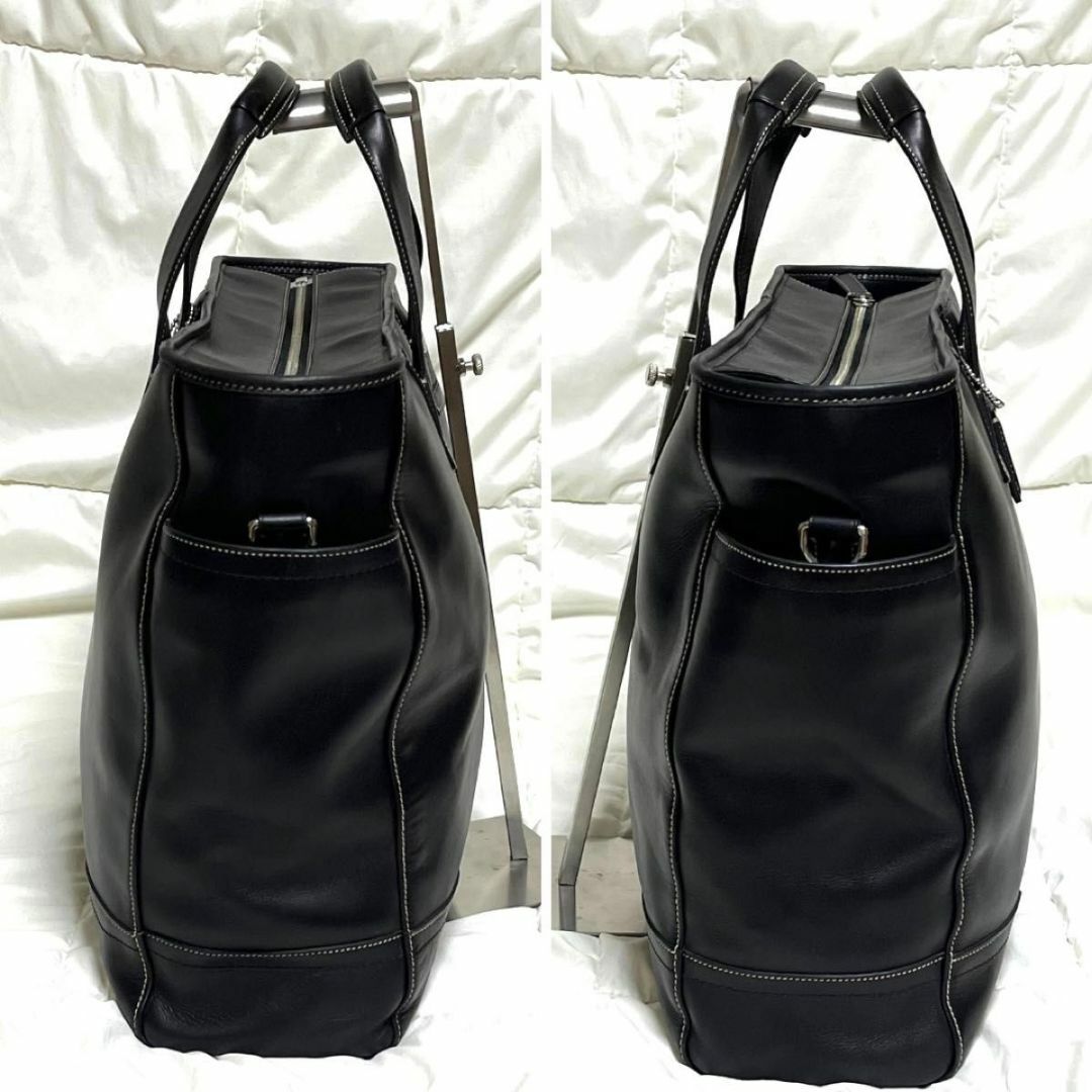 COACH(コーチ)の【美品】コーチ　ビジネスバッグ　2way ショルダー　トート　黒　レザー　A4 メンズのバッグ(ビジネスバッグ)の商品写真