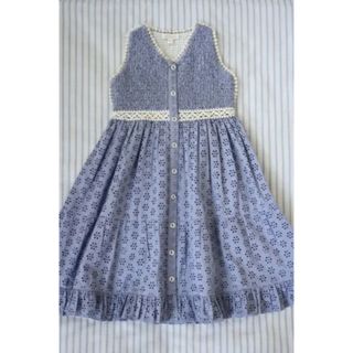 Bonpoint - 2024ss Bonjour ibiza dress Blue 10Y long