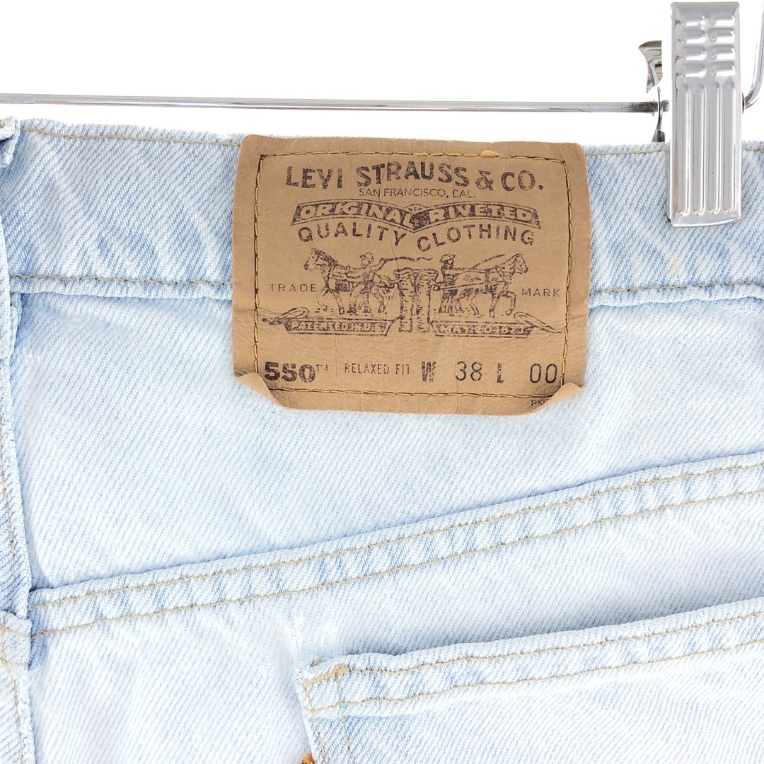 Levi's(リーバイス)の古着 90年代 リーバイス Levi's 550 RELAXED FIT デニムショーツ ショートパンツ メンズw37 ヴィンテージ /eaa382512 メンズのパンツ(ショートパンツ)の商品写真