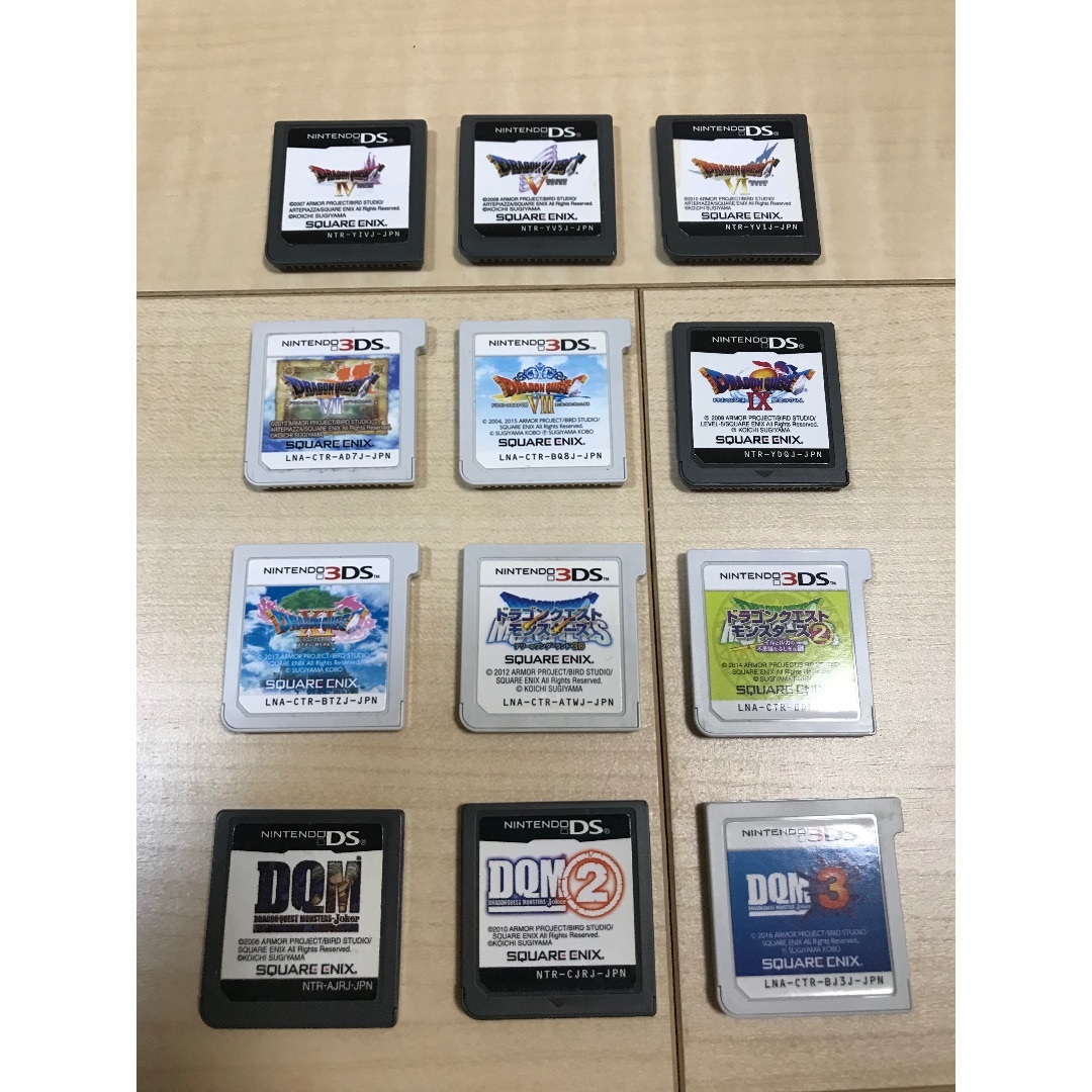 ニンテンドー3DS(ニンテンドー3DS)の✨ニンテンドー3DS DS ドラゴンクエストシリーズ12本セット✨即日発送可 エンタメ/ホビーのゲームソフト/ゲーム機本体(携帯用ゲームソフト)の商品写真