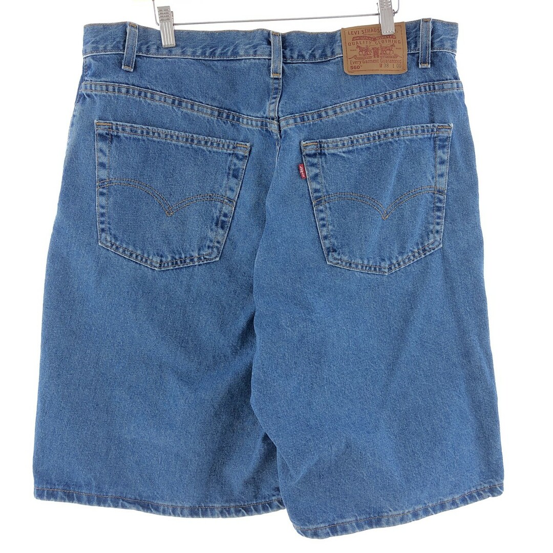 Levi's(リーバイス)の古着 リーバイス Levi's 560 LOOSE FIT デニムショーツ ハーフパンツ USA製 メンズw38 /eaa382872 メンズのパンツ(ショートパンツ)の商品写真