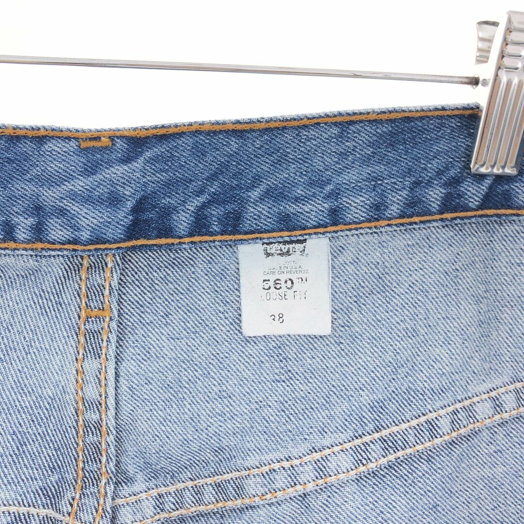 Levi's(リーバイス)の古着 リーバイス Levi's 560 LOOSE FIT デニムショーツ ハーフパンツ USA製 メンズw38 /eaa382872 メンズのパンツ(ショートパンツ)の商品写真