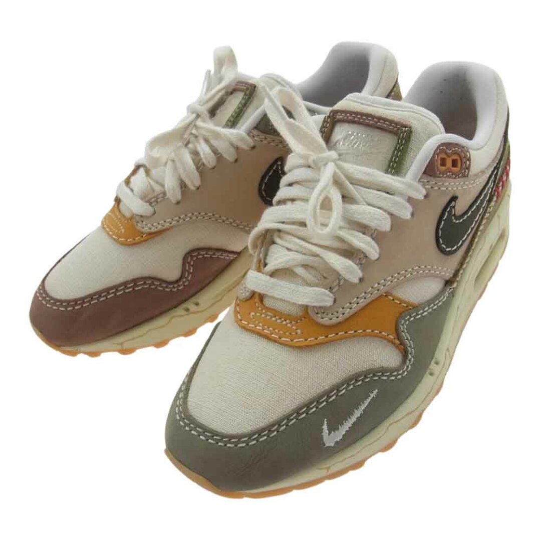 NIKE(ナイキ)のNIKE ナイキ スニーカー DQ8656-133 WMNS Air Max 1 Premium ウィメンズ エアマックス スニーカー ベージュ系 カーキ系 26.5cm【中古】 メンズの靴/シューズ(スニーカー)の商品写真