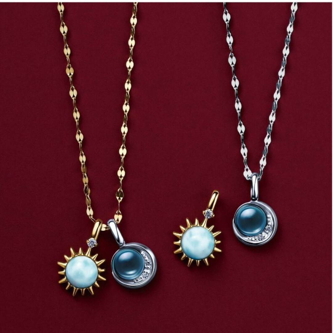 STAR JEWELRY(スタージュエリー)のSTARJEWELLYスタージュエリーDOUBLE PLANETSクリスマス限定 レディースのアクセサリー(ネックレス)の商品写真