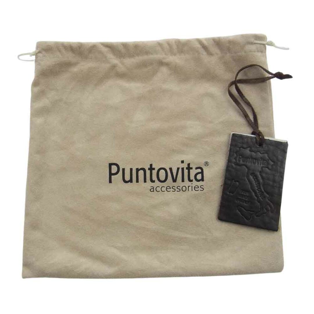 プントヴィータ Puntovita ベルト コンチョ レザー ベルト  ブラウン系 75【中古】 レディースのファッション小物(ベルト)の商品写真