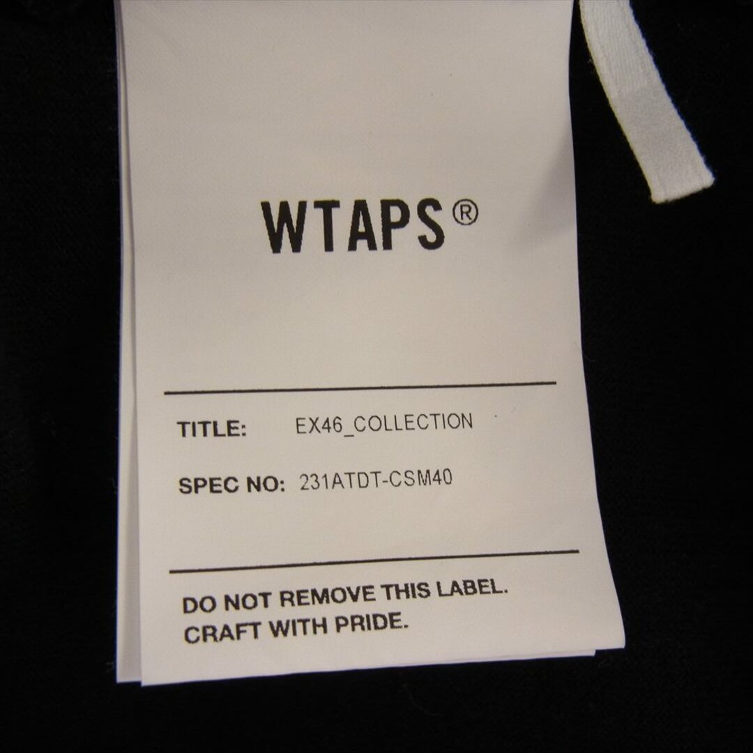 W)taps(ダブルタップス)のWTAPS ダブルタップス Ｔシャツ 23SS 231ATDT-CSM40 AII SS COTTON LEAGUE 半袖 Tシャツ カットソー ブラック系 X03【中古】 メンズのトップス(シャツ)の商品写真