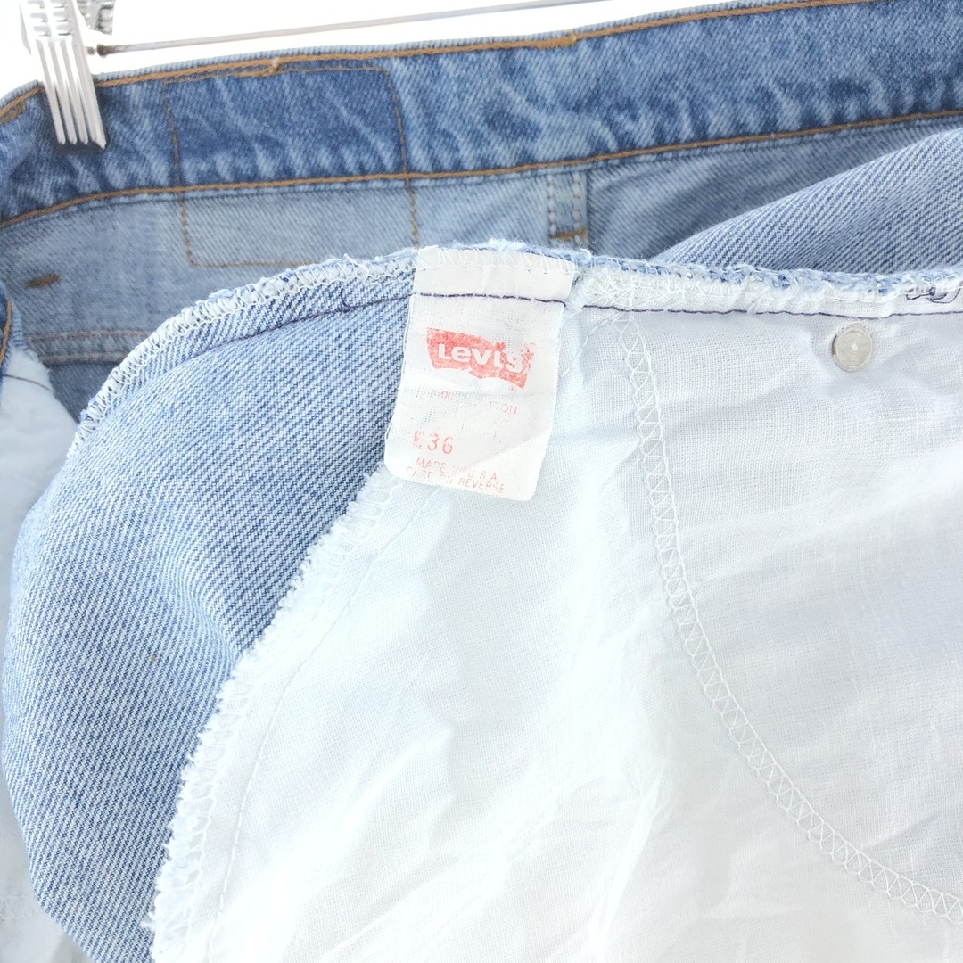 Levi's(リーバイス)の古着 90年代 リーバイス Levi's 560 デニムショーツ ハーフパンツ USA製 メンズw37 ヴィンテージ /eaa382505 メンズのパンツ(ショートパンツ)の商品写真