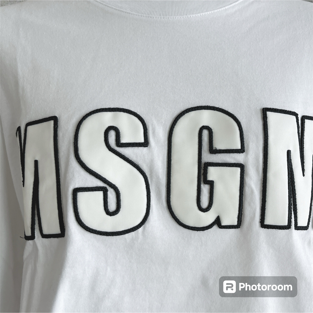 MSGM(エムエスジイエム)のエムエスジーエム　ショート丈Tシャツ レディースのトップス(Tシャツ(半袖/袖なし))の商品写真