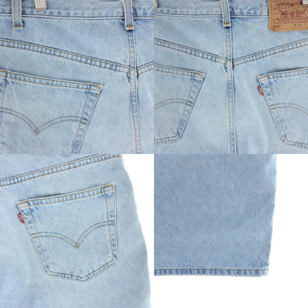 Levi's(リーバイス)の古着 90年代 リーバイス Levi's 560 LOOSE FIT デニムショーツ ハーフパンツ メンズw34 ヴィンテージ /eaa382636 メンズのパンツ(ショートパンツ)の商品写真