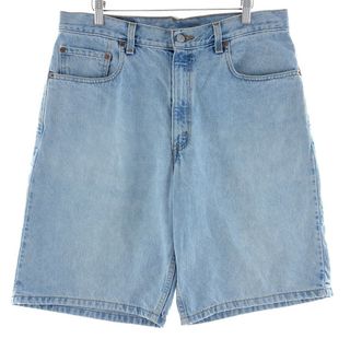 リーバイス(Levi's)の古着 90年代 リーバイス Levi's 560 LOOSE FIT デニムショーツ ハーフパンツ メンズw34 ヴィンテージ /eaa382636(ショートパンツ)