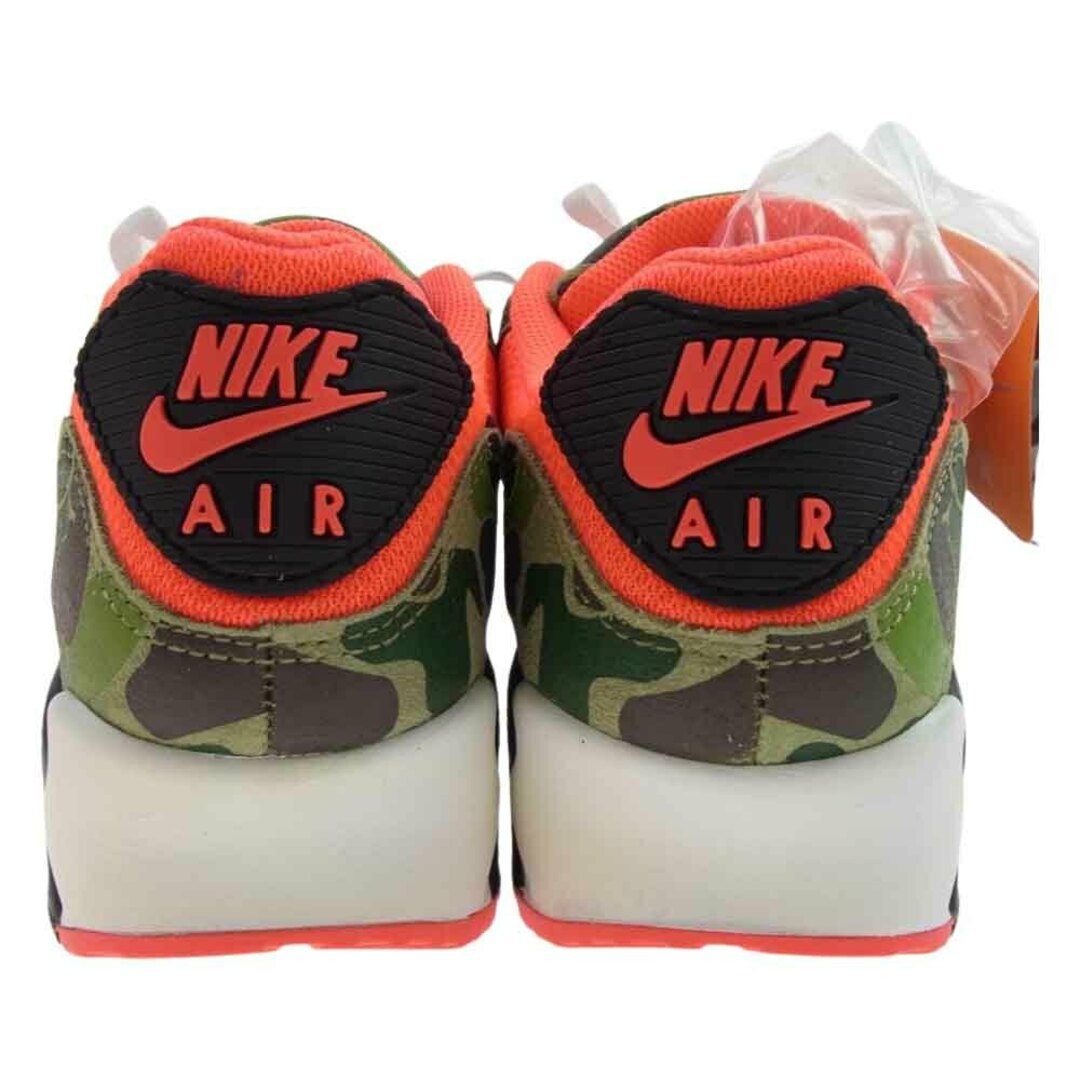 NIKE(ナイキ)のNIKE ナイキ スニーカー CW6024-600 × atmos アトモス AIR MAX 90 DUCK CAMO エアマックス90 ダックカモ スニーカー ピンク系 グリーン系 27.5cm【極上美品】【中古】 メンズの靴/シューズ(スニーカー)の商品写真