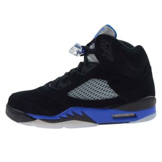 ナイキ(NIKE)のNIKE ナイキ スニーカー CT4838-004 Air Jordan 5 Retro Racer Blue エアジョーダン 5 レトロ レーサー ブルー スニーカー ブラック系 27.5cm【極上美品】【中古】(スニーカー)