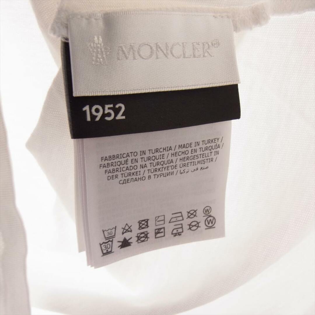 MONCLER(モンクレール)のMONCLER モンクレール Ｔシャツ 21SS G10928C72910 Genius 2 ジーニアス 1952 Logo MAGLIA T-SHIRT Tシャツ ホワイト系 M【中古】 メンズのトップス(シャツ)の商品写真