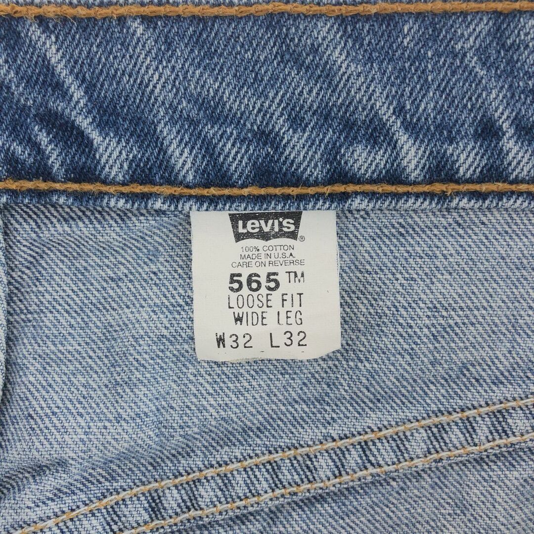 Levi's(リーバイス)の古着 90年代 リーバイス Levi's 565-4891 テーパードデニムパンツ USA製 メンズw33 ヴィンテージ /eaa392514 メンズのパンツ(デニム/ジーンズ)の商品写真