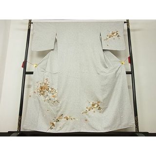 平和屋-こころ店■訪問着　花車文　金彩　正絹　逸品　AAAE1096Aja(着物)