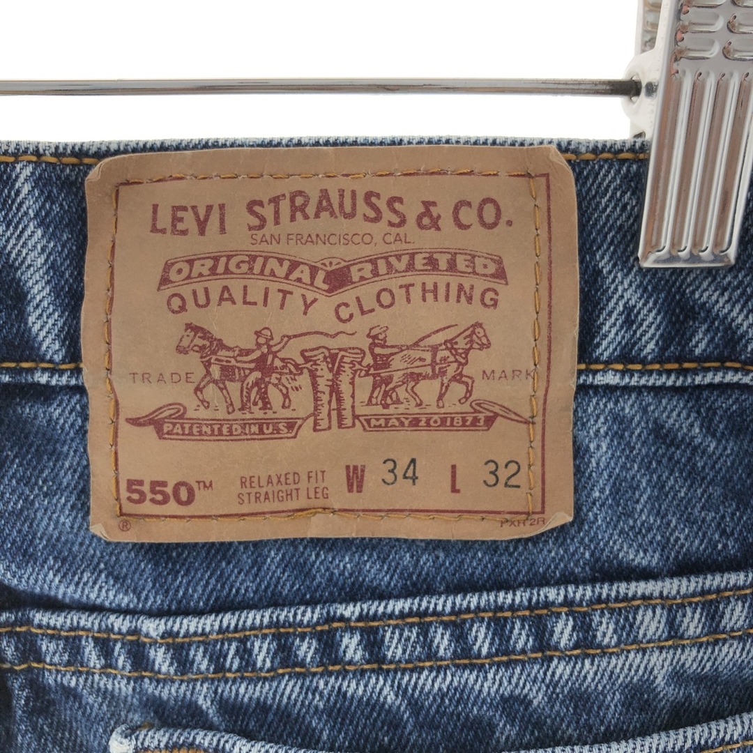Levi's(リーバイス)の古着 90年代 リーバイス Levi's 550-4891 テーパードデニムパンツ USA製 メンズw34 ヴィンテージ /eaa392515 メンズのパンツ(デニム/ジーンズ)の商品写真