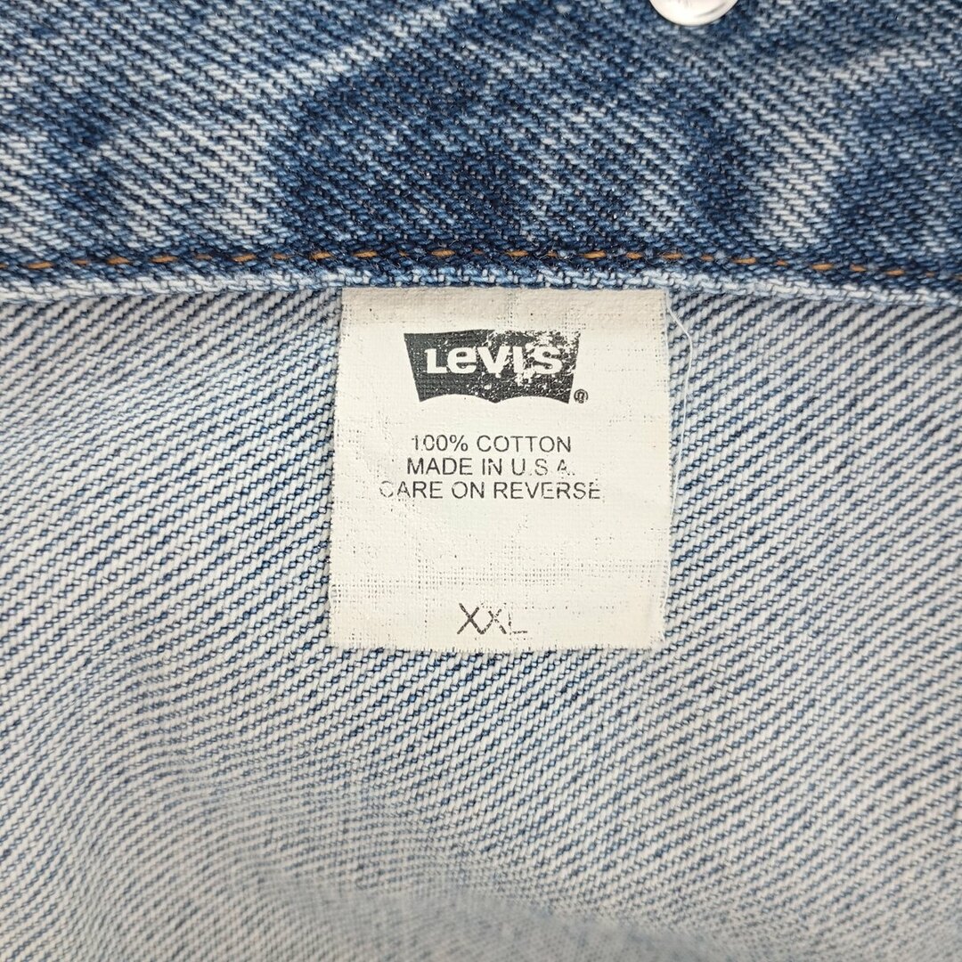 Levi's(リーバイス)の古着 00年代 リーバイス Levi's 70507-0389 デニムジャケット Gジャン USA製 メンズXXL /eaa400273 メンズのジャケット/アウター(Gジャン/デニムジャケット)の商品写真
